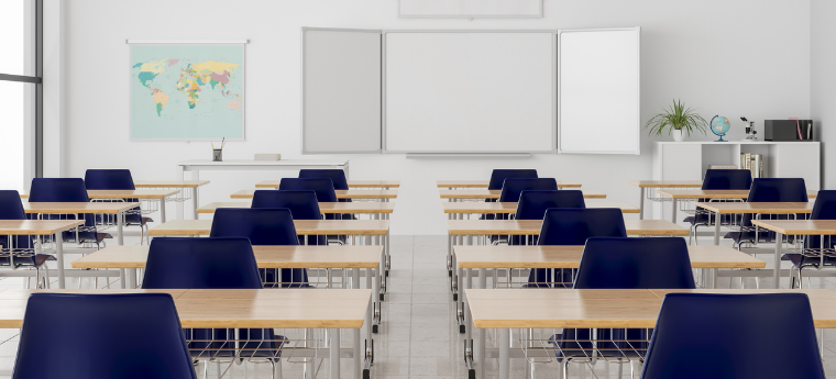 sala de aula vazia